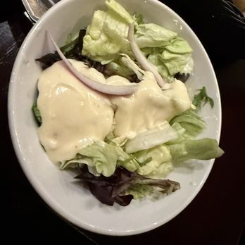 Verucchi's Ristorante - Dinner salad with creamy Italian . Good dressing - Italian Near Me - Spring Valley, Illinois