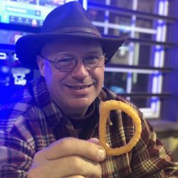 Sum Place Else on Pike St - D shaped onion rings.