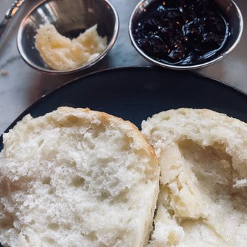 Queen's Room - BASKET O' BISCUITS housemade buttermalk biscurts, honey butter, blueberry compote - Coffee & Tea Near Me - Astoria, New York Queen's Room - BASKET O' BISCUITS housemade buttermalk biscurts, honey butter, blueberry compote - Coffee & Tea Near Me - Astoria, New York