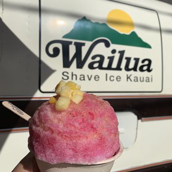 Wailua Shave Ice - Dragon's blood - Shaved Ice Near Me - Kapaa, Hawaii