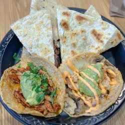 Alvarados Mexican Grill - AL PASTOR TACO, Shrimp Taco, and Asada QUESADILLA