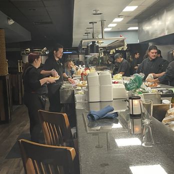 Pelican's West - Oyster Bar and chefs kitchen counter - Seafood Near Me - Albuquerque, New Mexico
