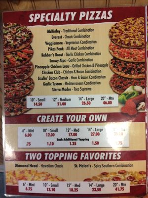 Menu photo 3 Mountain Mike's Pizza Medford, OR Menu photo 3 Mountain Mike's Pizza Medford, OR