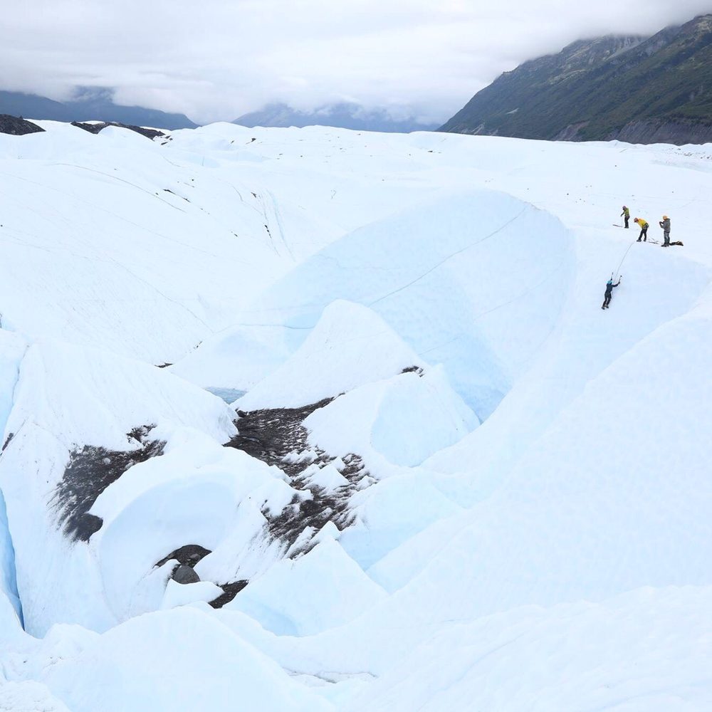 Exposure Alaska - Matanuska Glacier : Photo cred to the amazing D Crane Photo who anchors himself into the ice to get the photos that you can't! - Tours Near Me - Anchorage, Alaska Exposure Alaska - Matanuska Glacier : Photo cred to the amazing D Crane Photo who anchors himself into the ice to get the photos that you can't! - Tours Near Me - Anchorage, Alaska
