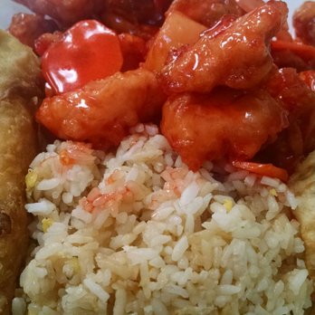 China Point - Sweet and sour pork with fried and egg roll. - Chinese Near Me - Rancho Cucamonga, California China Point - Sweet and sour pork with fried and egg roll. - Chinese Near Me - Rancho Cucamonga, California