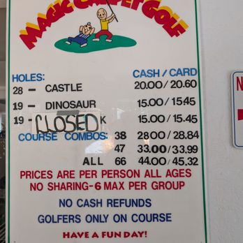 Magic Carpet Golf - Cash price is slightly cheaper - Mini Golf Near Me - South Lake Tahoe, California Magic Carpet Golf - Cash price is slightly cheaper - Mini Golf Near Me - South Lake Tahoe, California