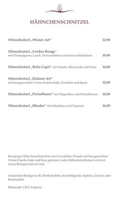 Menu photo 6 Luisenhöhe Waibstadt, BW Menu photo 6 Luisenhöhe Waibstadt, BW
