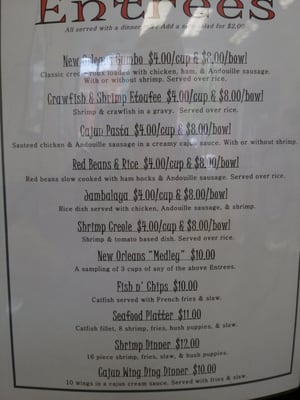 Menu photo 8 Gumbo's Mount Clemens, MI