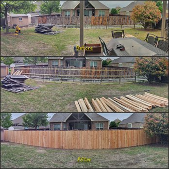 Nation's Multi-Service - Old fencing was torn down, and the final product was outstanding! - Lawn Services Near Me Nation's Multi-Service - Old fencing was torn down, and the final product was outstanding! - Lawn Services Near Me
