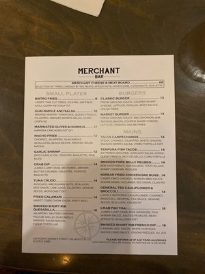 Menu photo 4 Merchant Bar Wilmington, DE Menu photo 4 Merchant Bar Wilmington, DE