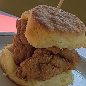 Denver Biscuit Co. - Colfax - Plaun catfish biscuit - Sandwiches Near Me - Denver, Colorado