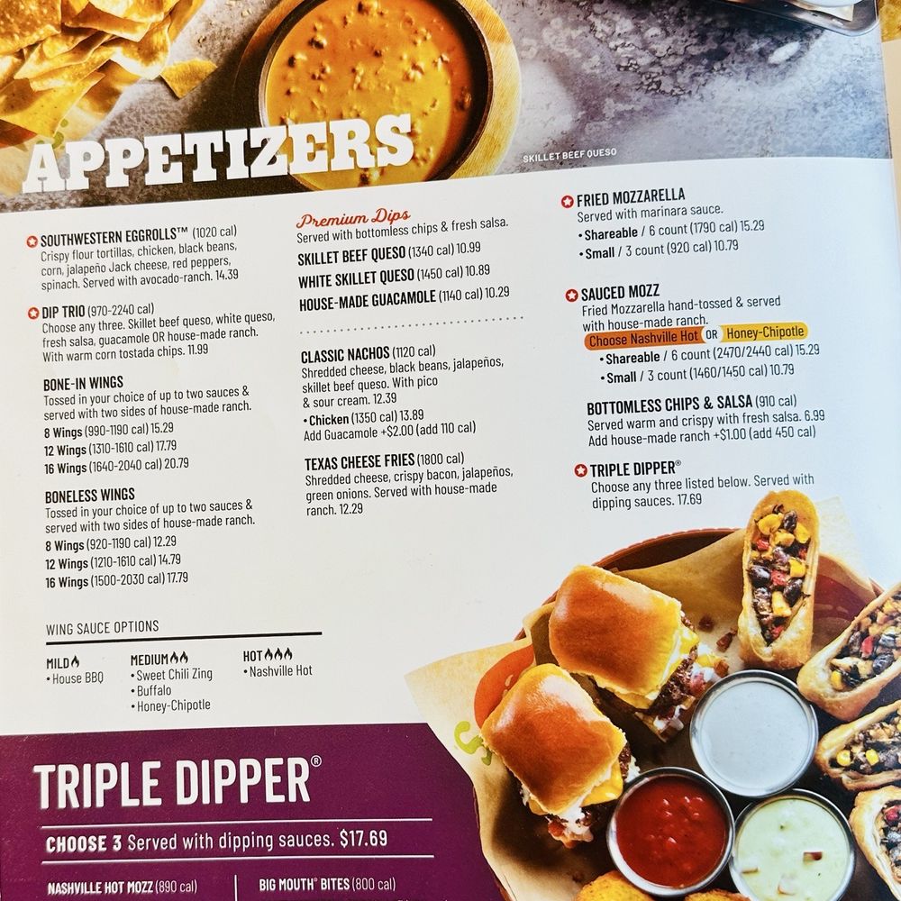 Chili's - August 2025 menu of appetizers - American Near Me - Pittsburgh, Pennsylvania Chili's - August 2025 menu of appetizers - American Near Me - Pittsburgh, Pennsylvania