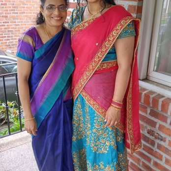 Prince Tailor - My lehenga, stitched by Prince, on the right - Sewing & Alterations Near Me - Hicksville, New York