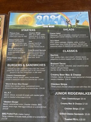 Menu photo 3 Ridgewalker Brewing Forest Grove, OR Menu photo 3 Ridgewalker Brewing Forest Grove, OR