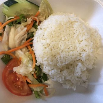 Dao Tien Express - Rice for the clay pot chicken and the side salad - Salad Near Me - Florissant, Missouri Dao Tien Express - Rice for the clay pot chicken and the side salad - Salad Near Me - Florissant, Missouri