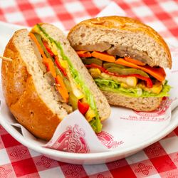 Delicacies Gourmet - Grilled Veggies on a Multigrain roll