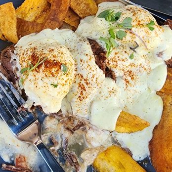 Makers & Finders - Arepas egg benedict - Coffee & Tea Near Me - Las Vegas, Nevada