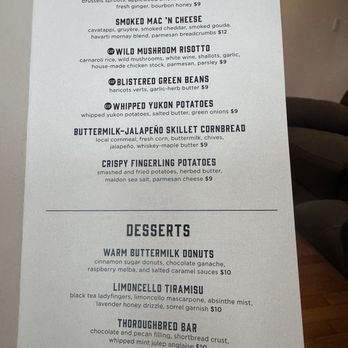 Malone's Palomar - Dinner menu page 3. - Steakhouses Near Me - Lexington, Kentucky