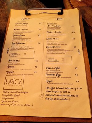 Menu photo 3 bRICK Berlin, BE Menu photo 3 bRICK Berlin, BE