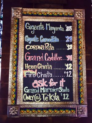 Menu photo 7 Te'Kila Los Angeles, CA