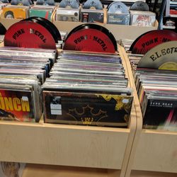 Sunrise Records - The punk and metal genres are combined here. If you're looking for a larger assortment, you'll have better luck at a local indie shop.