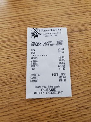 Paco's Tacos by null