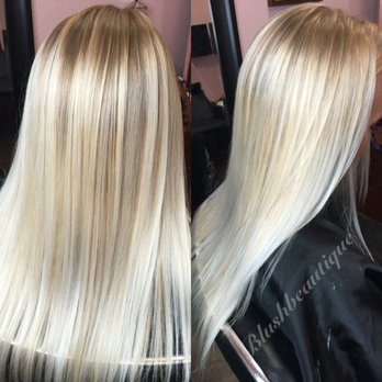 Blush Beautique - Icy white balayage! - Hair Salons Near Me - Virginia Beach, Virginia Blush Beautique - Icy white balayage! - Hair Salons Near Me - Virginia Beach, Virginia