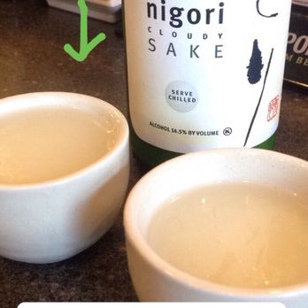 Sushi Train - First time trying cloudy sake. It was great! - Sushi Bars Near Me - Lacey, Washington
