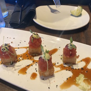 Craft House - Spicy Tuna Poke Chips - New American Near Me - Dana Point, California Craft House - Spicy Tuna Poke Chips - New American Near Me - Dana Point, California