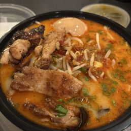 Chicken ramen spicy.