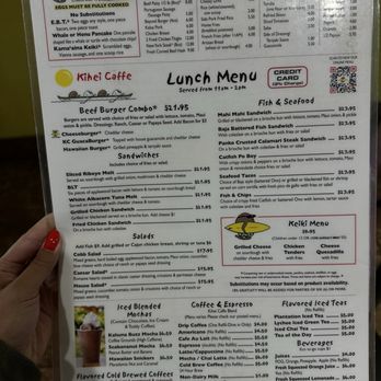 Kihei Caffe - menu 7/3/25 - Hawaiian Near Me - Kihei, Hawaii Kihei Caffe - menu 7/3/25 - Hawaiian Near Me - Kihei, Hawaii