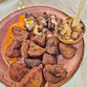 Firefly Tapas Kitchen + Bar - octopus with potatoes $15 - Tapas/Small Plates Near Me - Las Vegas, Nevada Firefly Tapas Kitchen + Bar - octopus with potatoes $15 - Tapas/Small Plates Near Me - Las Vegas, Nevada