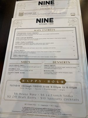 Menu photo 3 Nine Kitchen and Bar Ferndale, MI Menu photo 3 Nine Kitchen and Bar Ferndale, MI
