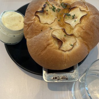 Solstice - Their signature bread.. that butter tho xoxo - New American Near Me - Irvine, California Solstice - Their signature bread.. that butter tho xoxo - New American Near Me - Irvine, California