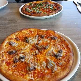 matchbox - Mushroom pizza w/red sauce instead of white, "Gabriella Special" (named after our waitress, Fire and Smoke pizza with pepperoni added). - Pizza Near Me - Arlington, Virginia matchbox - Mushroom pizza w/red sauce instead of white, "Gabriella Special" (named after our waitress, Fire and Smoke pizza with pepperoni added). - Pizza Near Me - Arlington, Virginia