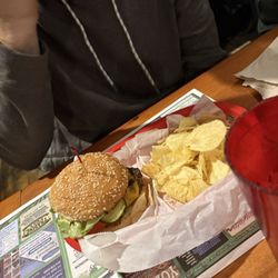 Hitching Post - Regular Burger with Chips