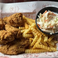 Whiskey Bill’s Saloon & Liquor Emporium - Chicken Wings, Fries & Cole Slaw
