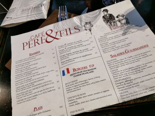 Restaurant Café Père & Fils - Brasserie Terrasse Paris 2 by null