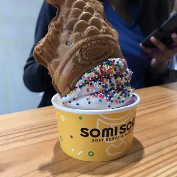 Somisomi - ube + milk tea swirl - Ice Cream & Frozen Yogurt Near Me - Katy, Texas Somisomi - ube + milk tea swirl - Ice Cream & Frozen Yogurt Near Me - Katy, Texas