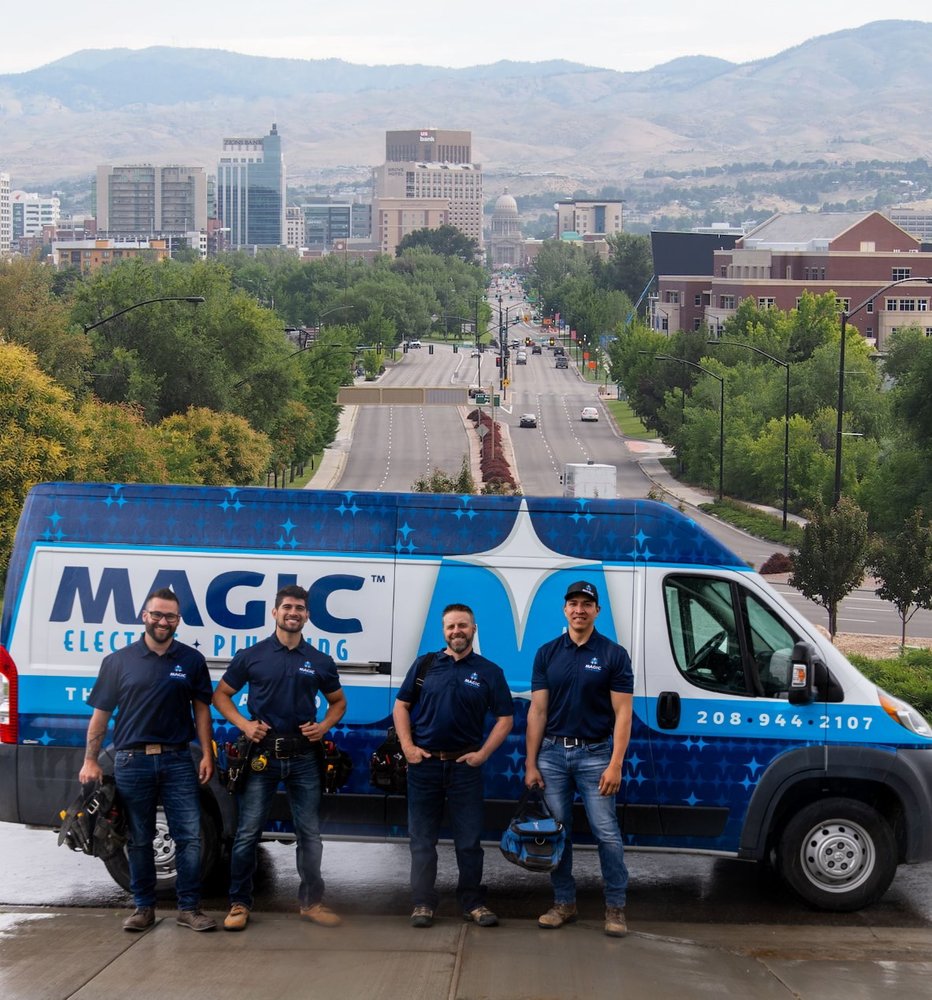 Slide of Magic Electric, Plumbing, Heating + Air