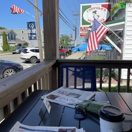View from the front porch ...