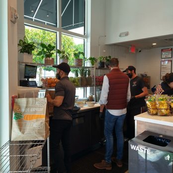 Carrot Express - Food prep area and take out counter - Juice Bars & Smoothies Near Me - Kendall, Florida Carrot Express - Food prep area and take out counter - Juice Bars & Smoothies Near Me - Kendall, Florida