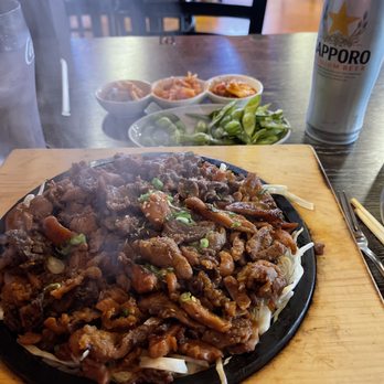 Koba Korean Stone BBQ - Combination bulgogi on stone - Korean Near Me - St Robert, Missouri Koba Korean Stone BBQ - Combination bulgogi on stone - Korean Near Me - St Robert, Missouri
