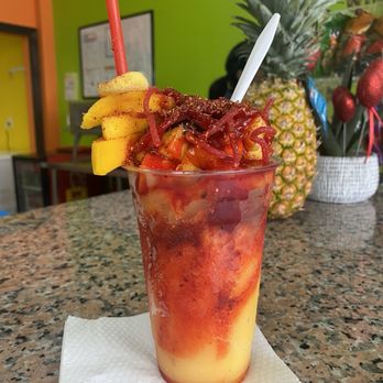 Mr. Elote - Mangonada, $7.50 - Juice Bars & Smoothies Near Me - Pasadena, Texas Mr. Elote - Mangonada, $7.50 - Juice Bars & Smoothies Near Me - Pasadena, Texas