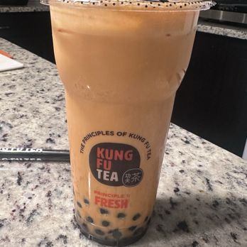 Kung Fu Tea - Thai Milk Tea with extra boba - Bubble Tea Near Me - Canton, Michigan Kung Fu Tea - Thai Milk Tea with extra boba - Bubble Tea Near Me - Canton, Michigan