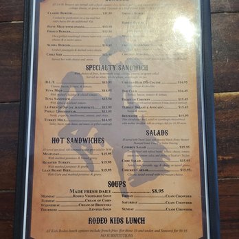Rodeo Cafe - Back menu page - Breakfast & Brunch Near Me - Riverside, California Rodeo Cafe - Back menu page - Breakfast & Brunch Near Me - Riverside, California