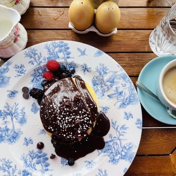 Little Hen - Chocolate chip pancakes - Breakfast & Brunch Near Me - Miami, Florida