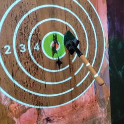 The Axeperience - 4 lanes with Digital Targets with multiple games to play!