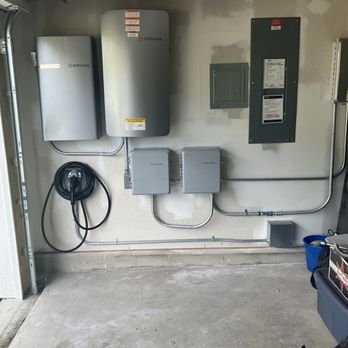 Harless Power Systems - Installation of a home battery backup system and EV charger. - Electricians Near Me