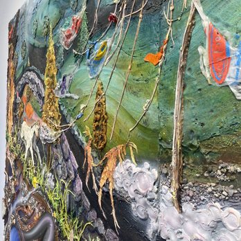 Steve Turner - Luv the textures - Kate Klingbeil's whimsical exhibit - Art Galleries Near Me - Los Angeles, California Steve Turner - Luv the textures - Kate Klingbeil's whimsical exhibit - Art Galleries Near Me - Los Angeles, California